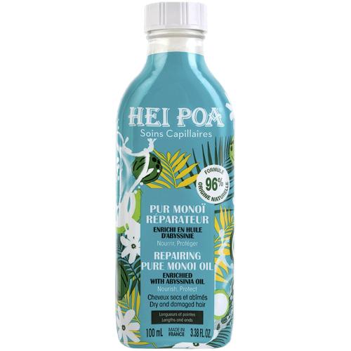 Hei Poa Hair Care Repairing Pure Monoi Oil with Abyssinia Έλαιο Θρέψης & Προστασίας για Ξηρά, Ταλαιπωρημένα Μαλλιά με Άρωμα Καρύδας 100ml